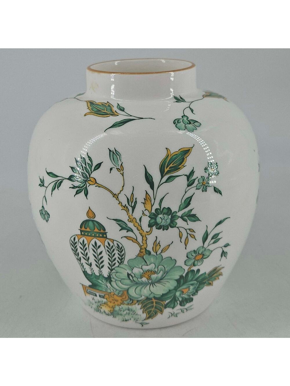 Vintage Crown Staffordshire porcelain Chinoiserie Kowloon vase